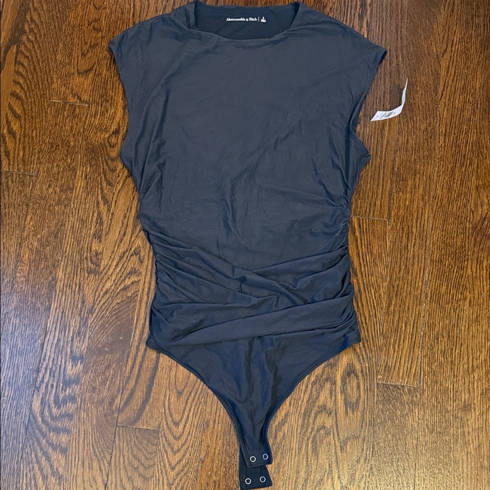 A&F Black Sleeveless Bodysuit